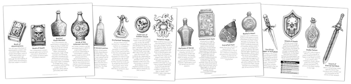 Necromancer Inventory